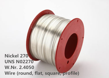 270/UNS N02270の上限の特別な合金に電子部品のための失敗しましたり/ワイヤー ニッケルを被せて下さい